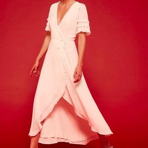 Reformation Lottie Dress in ivory